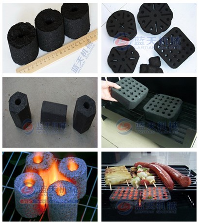 BBQ charcoal making machine